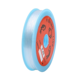 1 rol transparant nylon visdraad draad 0,45mm 100 meter per rol