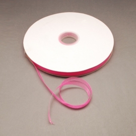 2 meter Organza lint 10mm breed per meter, Hot pink