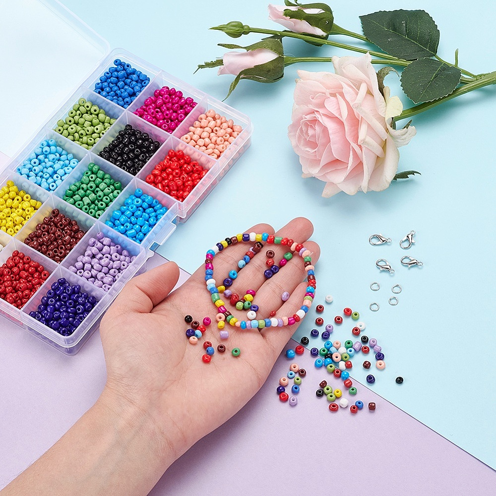 1 x DIY sieraden maken set – Startessetje met rocailles