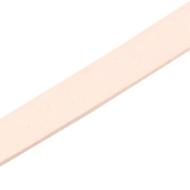 20 cm echt leer band plat 10 x 2~ 2,2 mm Silk peach