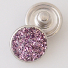 Drukker Rhinestone cerise - 12 mm click