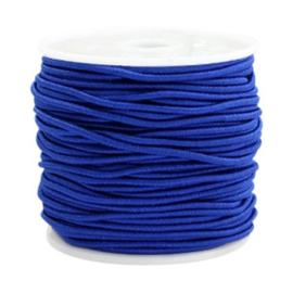 1 meter gekleurd elastisch draad 1.5mm Royal blue