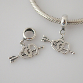 Kraal Double love 925 sterling zilver ♥