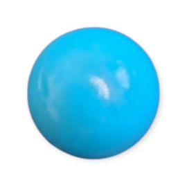 Klankbolletje 16mm voor een Engelenroeper  licht  blauw