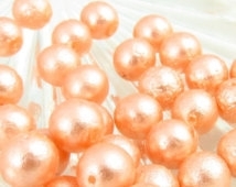 20 x  glasparel salmon peach pink 12 mm