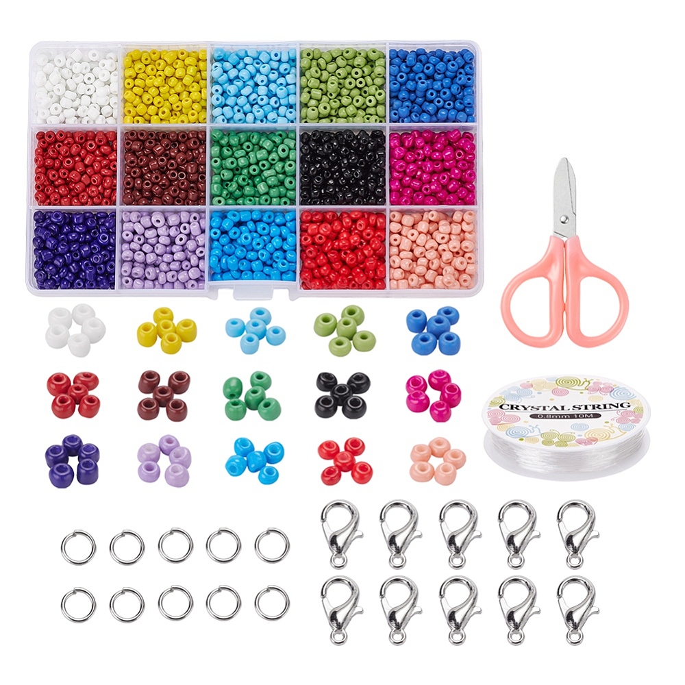 1 x DIY sieraden maken set – Startessetje met rocailles