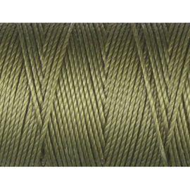 C-lon CLC bead cord 0.5 mm c.a. 78 meter Olive