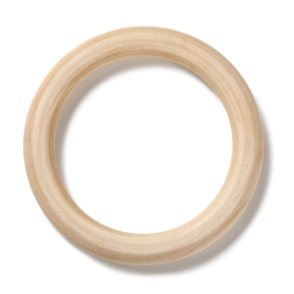 5 x Houten ringen onbewerkt 78 x 10mm, binnen Diameter: 57mm