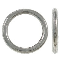 10 x Tibetaans zilveren gesloten ringen 14 x 2mm gat c.a. 9mm