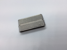 1 x platinum magneet sluiting; 38 mm x 19 mm x 7 mm Binnenmaat; 34 mm