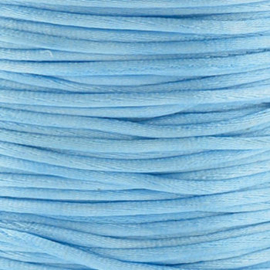 2 meter Macrame Satijndraad 1.0 Pale Blue