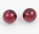 20 x Glasparel donker rood 6mm