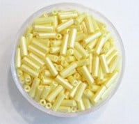 Pracht Rocailles staafjes geel 6 mm. 6 mm 17 gram 5805-064