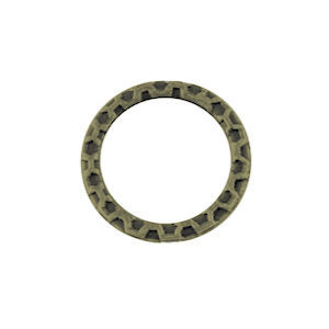 10 x Metalen Ring Tussenstuk Antiek Brons 18.5 mm