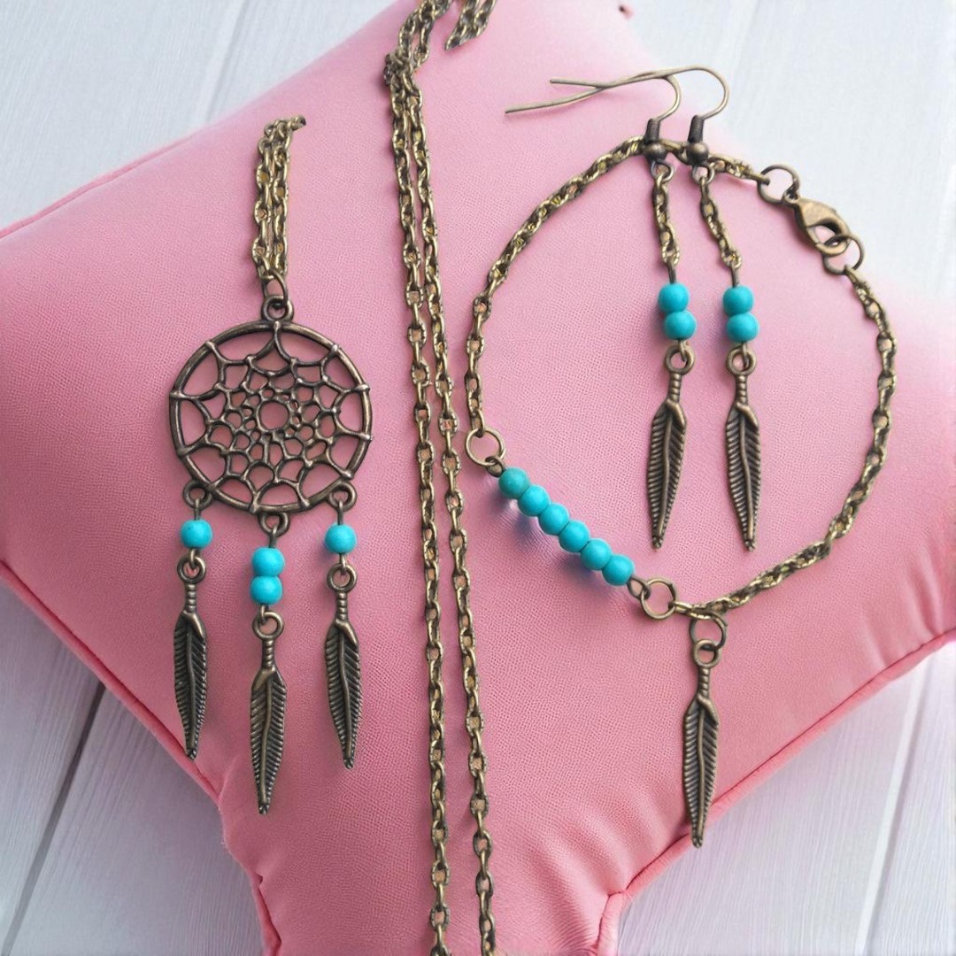 Sieraden zelf maken: Dromenvanger setje ♥