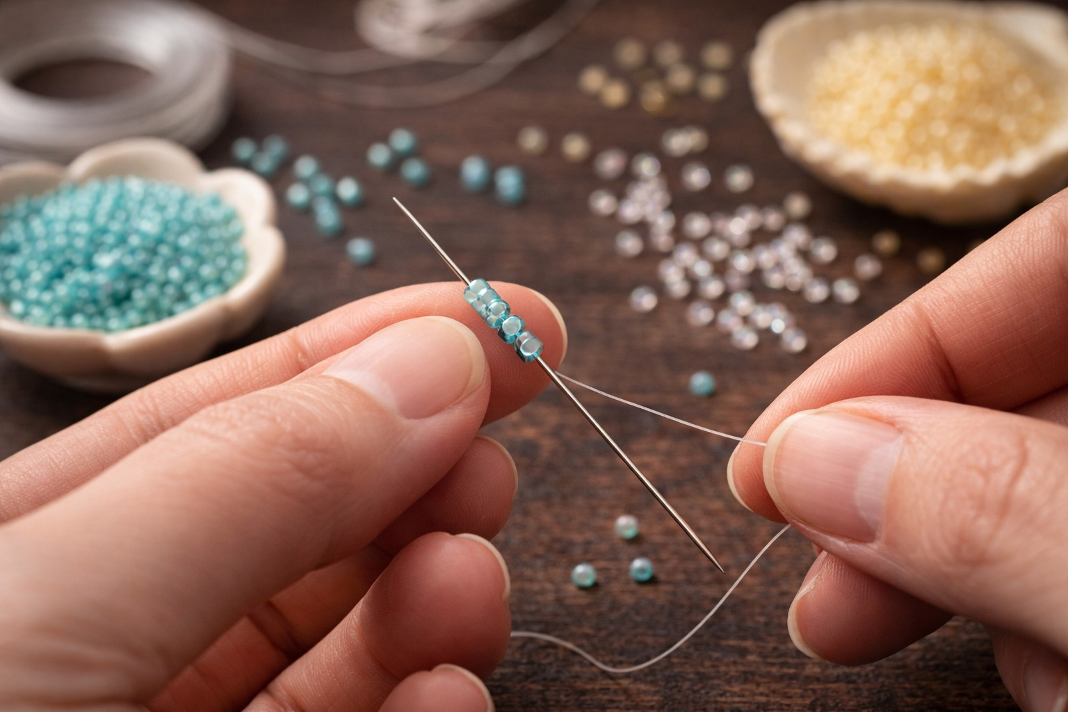 Rijgnaalden voor kralen &ndash; kies de juiste naald voor uw sieraden