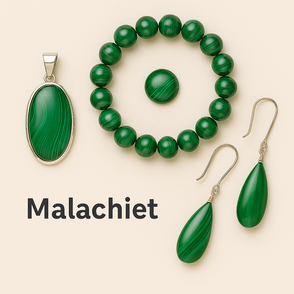 Malachiet voor sieraden