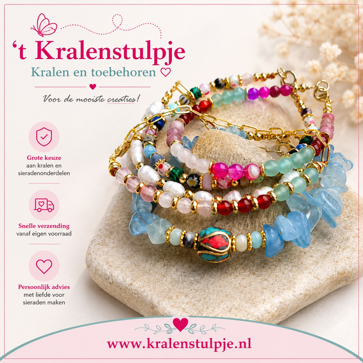 Welke kralen verkleuren niet zo snel?