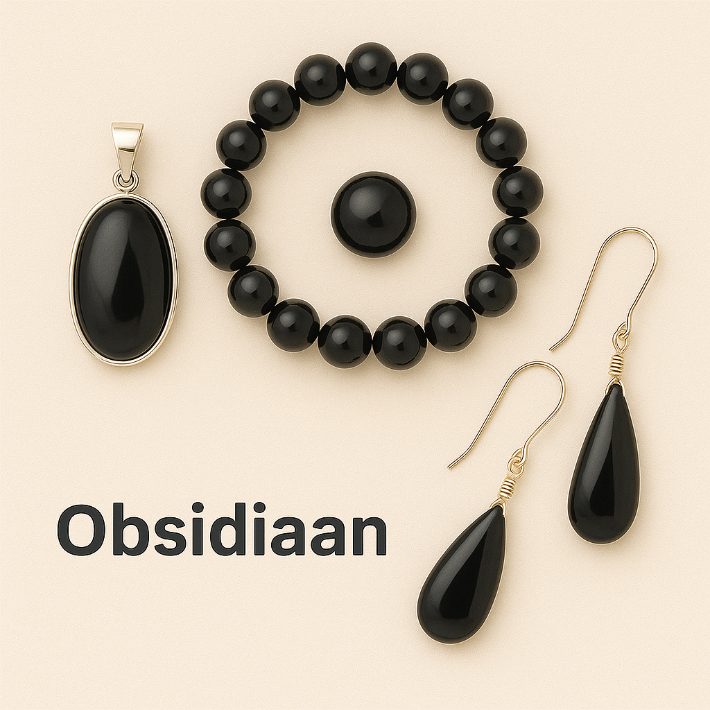 Obsidiaan voor sieraden