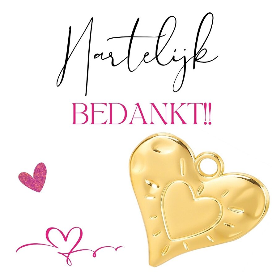 Bedankt voor uw inschrijving!