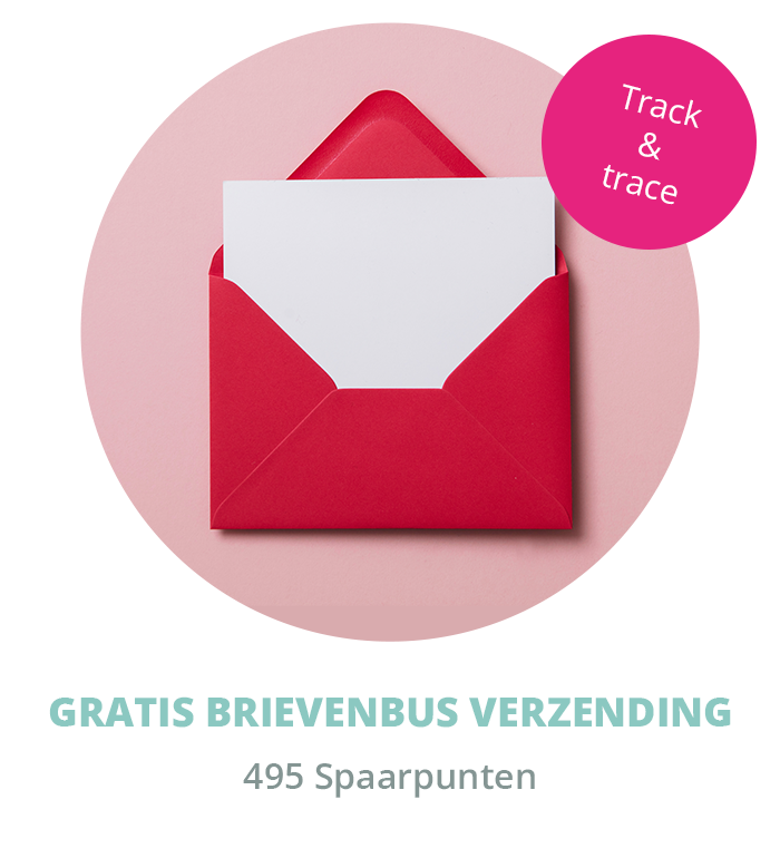 Gratis brievenbusverzending met track & trace bij 't Kralenstulpje