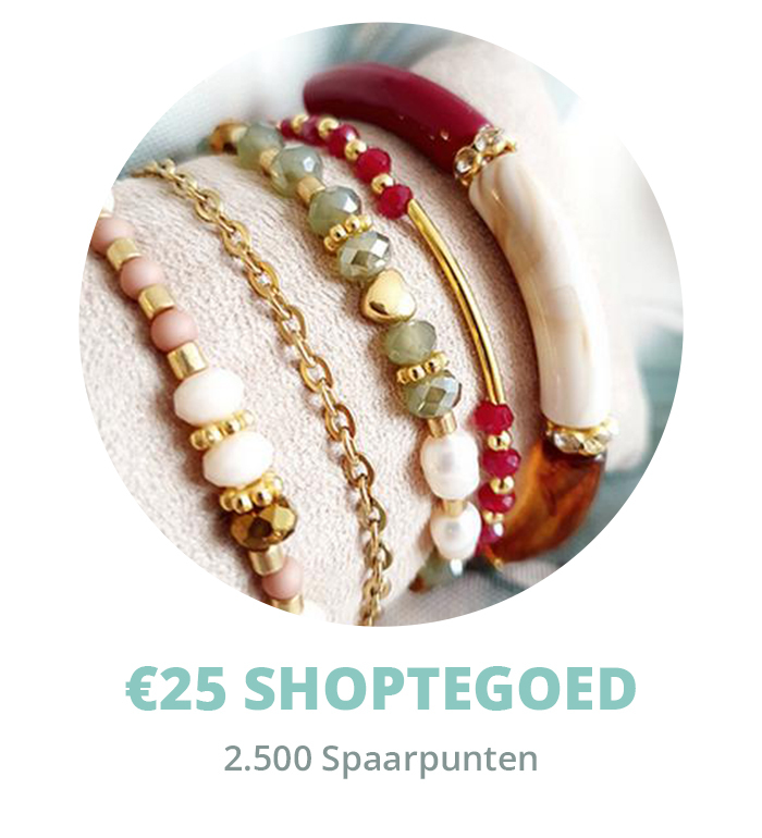 25 euro shoptegoed. Spaarprogramma van 't Kralenstulpje: sparen met kralen kopen!