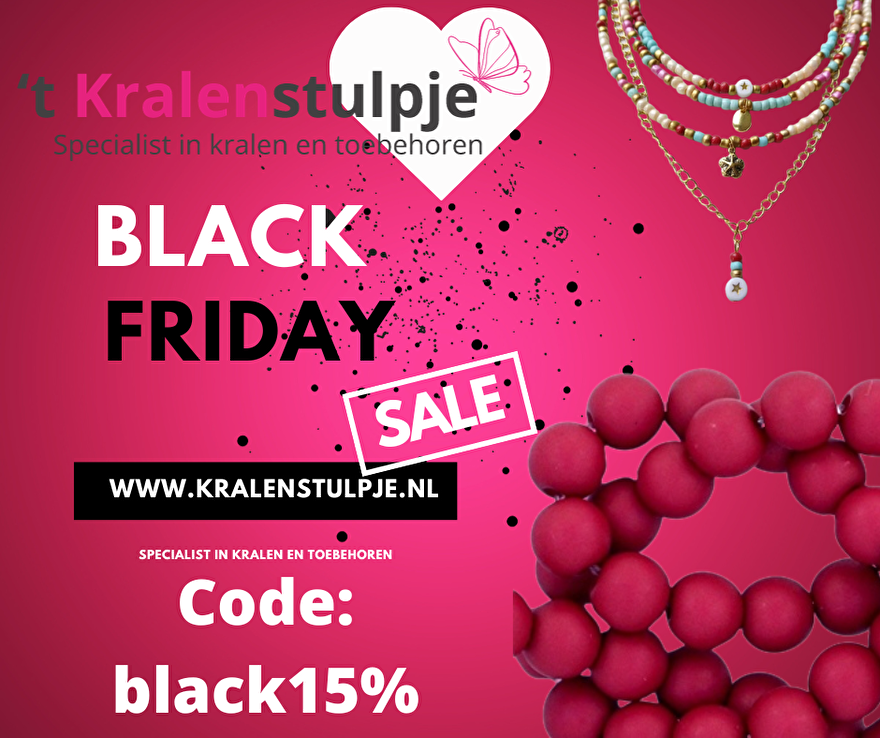 Black Friday week Kralenstulpje