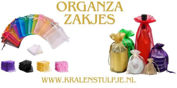 Organza  zakjes - organza cadeauzakjes