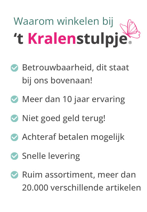 Waarom winkelen bij 't Kralenstulpje?