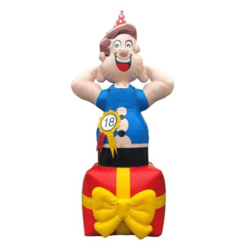 Verjaardag pop Kado  4 meter man