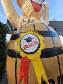 Geslaagd pop Biervat  man 4 meter