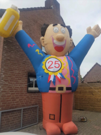 Verjaardag pop Feest 3,5 meter man