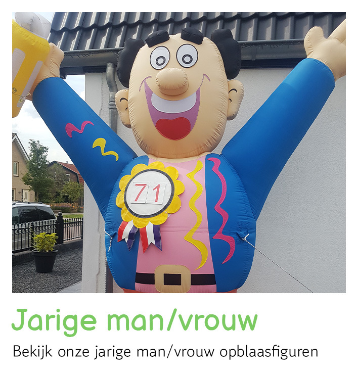 Opblaasfiguren jarige huren | FeestVerhuurWijchen