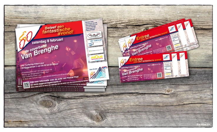flyer en ticket
