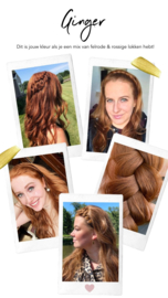 Visgraat Vlecht Haarband Ginger