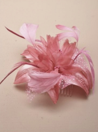 Bloem Fascinator Roze