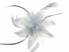 Bloem Fascinator Grijs