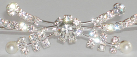 Parel en Strass Haarband