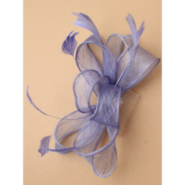 Fascinator Blauw-Paars