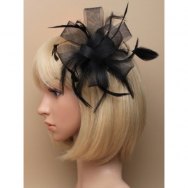 Fascinator Zwart