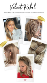 Gewone Vlecht Haarband Velvet Rebel