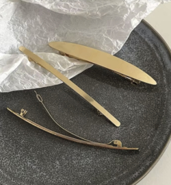 Extra Lange Metalen Haarspeld Goud