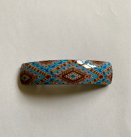 Haarspeld Ruit Blauw