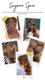 Visgraat Vlecht Haarband Cayenne Spice