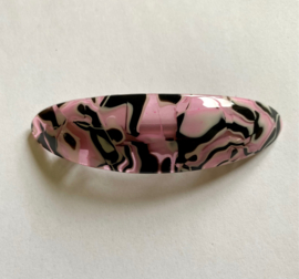 Grafische Haarspeld Ovaal Roze