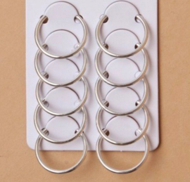 Hair Rings Zilver