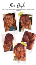 Gewone Vlecht Haarband Fire Dash