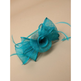 Aqua Fascinator