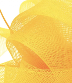 Grote Fascinator Haarband Geel