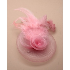 Licht Roze Fascinator